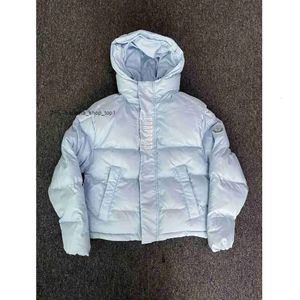 Trapstar Puffer Jacket Trapstar London Dekodowana puffer kurtka haftowa haftowa z kapturem zimowy płaszcz 2023