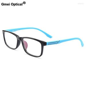 Sonnenbrillenrahmen Mode Gmei Optical Urltra-Light TR90 Vollrand Herrenbrillen Damen Kunststoff Kurzsichtigkeit Brille 5 Farben M5062F