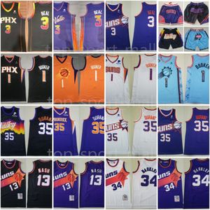 Herren Basketball 35 Kevin Durant Trikots 1 Devin Booker Shirt Bradley Beal Jusuf Nurkic Eric Gordon Grayson Allen Josh Okogie Steve Nash Charles Barkley Just Don Short