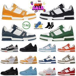 Top Quality 2024 AAA+ Designer OG Virgil Trainer Casual Shoes Flat Platform Sneakers Calfskin Leather Abloh Black White Overlays Low Mens Women Trainers 36-45