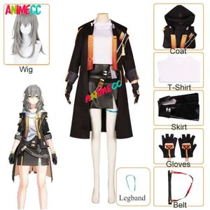 Honkai Star Rail Trailblazer Stelle Cosplay Costume Wig Animeゲーム女性衣装Helloweenパーティースーツ