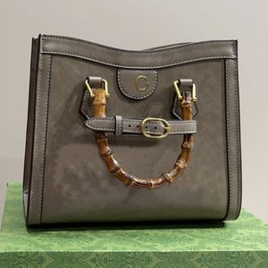 Luksusowy projektant Diana Bamboo Joint Messenger Bag Retro Kobiety torby