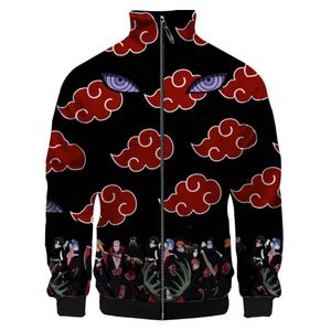 Herrjackor Fall Jacket 3D Graffiti Print Bomber Zip Plus Size Sweatshirt Harajuku Jacketmen's