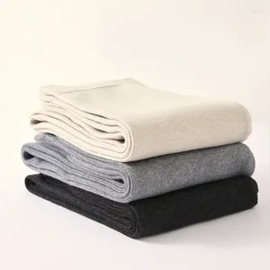 Men's Pants Woollen Trousers Winter Underwear Thermal Wear Slim Thickened Women's Solid Color Knitted