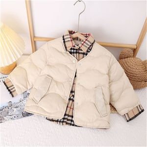 Winter girls boys designer down cotton clothes luxury high quality coats children girls boys warm windproof coats children's clothes size 100cm-160cm f21