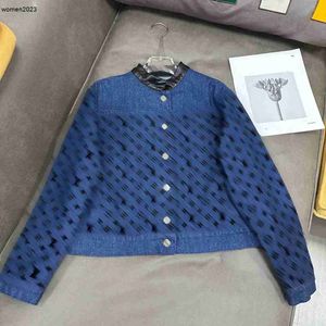 brand coat women denim jacket autumn and winter new long sleeve jacket designer clothing fashion casual single breasted design 11