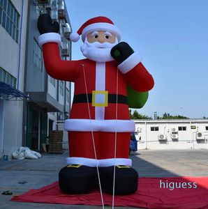 wholesale Giant Christmas inflatable Santa Claus Outdoor Inflatables father old man Decoration Customized Advertising