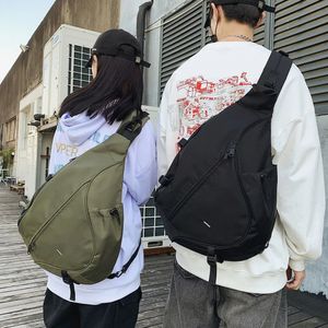 Sacos de cintura Grande Capacidade Mens Pacote de Peito Casual Hip Hop Viagem Unisex Crossbody Bag Alta Qualidade Nylon Armazenamento Sling Ombro Ao Ar Livre 231101