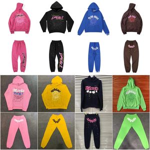 Modekleidung Young Thug Spider Hoodie Männer Frauen 3D Web Foam Print Sp55der Hoodie Musikalbum Lose Kapuzen 555555 Sweatshirts 2024 FW NEU