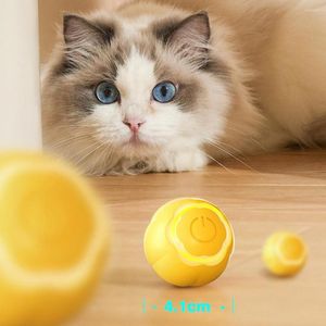 Cat Toys Rolling Ball Toy 2 Modes Bite-resistant Obstacle Avoidance Rechargeable Smart Electric Interactive