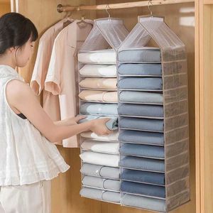 Clothing Wardrobe Storage Foldable Wardrobe Clothes Storage Bag Underwear Save Space Closet Portable Sturdy Bags R231102