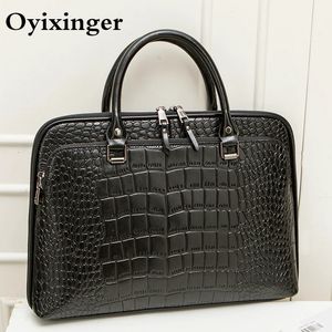 Women's Bag Professional Business Women Shoulder Bag Leather Briefcase For 14-inch Laptops Fashion Solid Handbags 231019