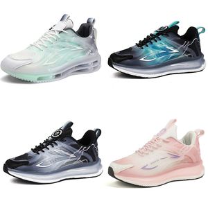 Wielokolorowe buty do biegania mężczyźni kobiety czarny niebieski zielony różowe trenery na świeżym powietrzu sporty sneakers kolor4