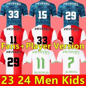 2023 2024 FeyENooRdS Soccer Jerseys Voetbal Kids 23/24 Football Shirt Training Home Away Fan Player Version Goalkeeper Maillot TIMBER DANILO DILROSUN HANCKO