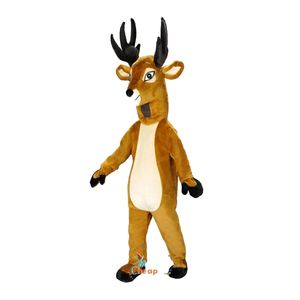 Professionell hög kvalitet på North Reindeer Mascot Costumes Christmas Fancy Party Dress Cartoon Character outfit Suit vuxna storlek Karneval Easter Advertising