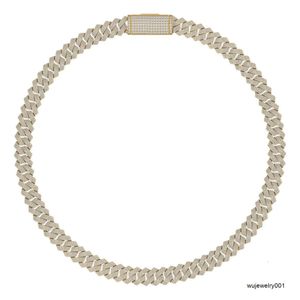 22" in 10 KT Hip-pop Icedout Cuban Link Chain with SI Natural Diamonds for Unisex at Wholesale Manufacturer Price