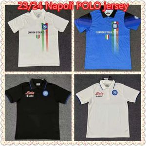 QQQ8 23 24 Napoli Soccer Jerseys 2023 2024 Maglia Kvaratskhelia Minjae Maillot Naples Men Polo Shirt Zielinski H.Lozano Osimhen
