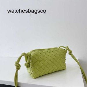 Women Leather Bag BVS New South Korean Net Red Woven Small Square Fashion Versatile Shoulder Crossbody