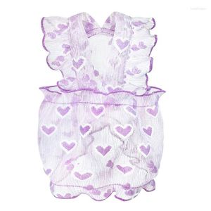 Abbigliamento per cani per vestiti per cani Abito da pet per piccole gonna medio in pizzo Chihuahua Summer Cuppy Girl Wedding Costume Princess Decoration