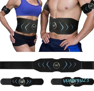 Core Abdominal Trainers Abs Toning Belt EMS Electric Vibration Abdominal Muscle Trainer Waist Body Slimming Fitness Massage Belts For Arm Leg Workout