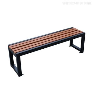 Camp Furniture Custom Park Krzesło Outdoor Bench Anti-Corrosion Solid Wood Square Squable Court Courtyard Spourned Rest REST