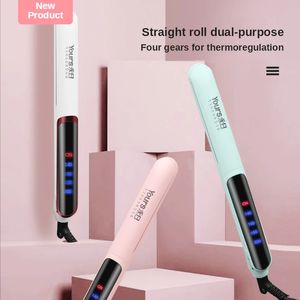 Hair Straighteners MIni Straightener Iron Straightening Irons Curler Portable Flat Wave Ceramic Curling Styling Tools 231101