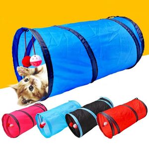 Cat Toys Interactive Toy For Cats Supplies Products Pets Funny Pet Tunnel Collapsible Crinkle Kitten Dog