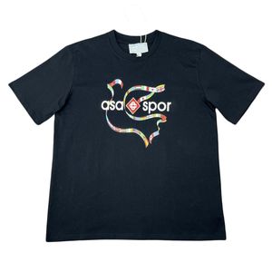 メンズTシャツ秋のTシャツメンズTシャツグラフィック印刷春夏潮メンズレディンティースプレーハートレターコットンショートカジュアルサマーショートスリーブアパレルファッション