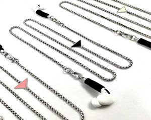 Fashion Designer AirPods-Hüllen für Apple Airpod 1 2 Pro 3 Cover-Tasche mit Halskette und Schlüsselanhänger 09088849513