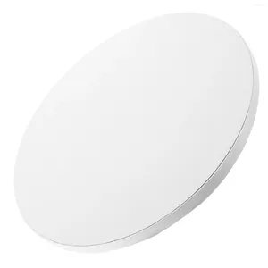Take Out Containers White Serving Tray Birthday Cake Boards Bottom Plate 10 Inch Drum Paper Baking Supply Disposable Bases Display