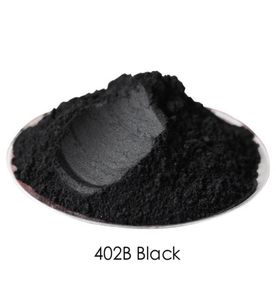 Polvere di perla Pigmento Minerale Polvere di mica Tipo 402B Nero per Tintura per auto Colorante Sapone Unghie Automotive Arts Craft Vernice acrilica 500gl4812468