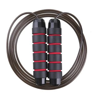 Jump Ropes Jump Rope Professional Gratis snabb hastighet Hoppning Rope Foam Handle Justerbart Steel Hopping Rope Gym Fitness Slim Body 231101