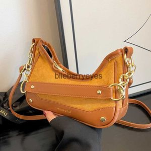 Borse a tracolla Borsa da donna piccola in pelle scamosciata di alta qualità in pelle PU Designer di moda Intimo e portafoglio Borse da donna di tendenza 2023 Newblieberryeyes