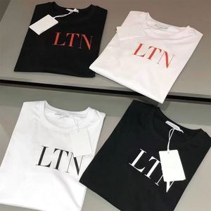 Men's t-shirts round neck letters printed t shirt tshirts designer Italy brand summer casual t-shirt for mens womens unisex 100% cotton tees tops women's shirts 11 COLORS
