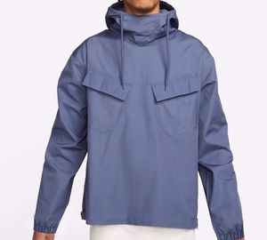 2024 Mäns vävda huvjackan Windbreaker Man Outdoor Sports Casual Hoodies Windbreaker Jacket