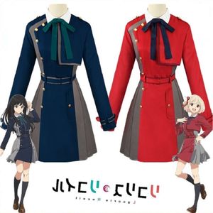 Anime Cosplay Inoue Takina/nishikigi Chisato Lycoris Recoil Kostüm Halloween Kostüme für Frauen Cosplay