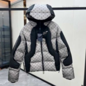 Designer Autumn Down Jacket Style Fashion European Hooded And Women's Letter Jacquard Technology Men's Winter With American all match brand