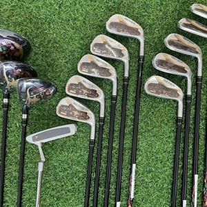 Schlägerköpfe Herren 4 Star BERES 08 Golf Komplettset 14 Stück S-08 Golfschläger Driver Fairway WoodIronsPutter Graphitschaft und Schlägerkopfabdeckung 231101