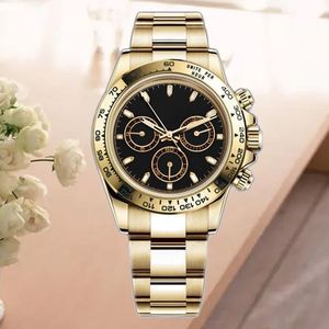 Classic Watches 40mm Black blue Dial panada Automatic Mens Watch Mechanical Sapphire Watch Model Folding Luxury sports life waterproof WristWatch reloj hombre