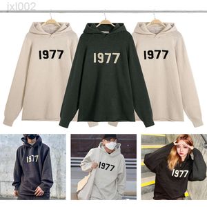 Дизайнер EsstenialHoody Fog Осень и Зима 1977 года Американский бренд уличной моды Пара Предметы первой необходимости для отдыха Свитер с капюшоном Трикотаж Мужской