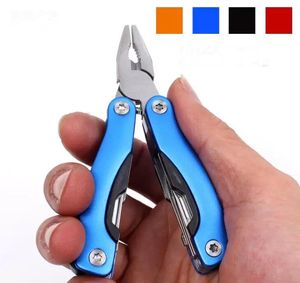 200 st långa näsa tång utomhus multitool tång serrerad kniv käke handverktyg skruvmejsel tång kniv multitool kniv set överlevnadsutrustning 5 färger