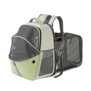 Capas de assento de carro de cachorro Pet Backpack portátil Oxford Fabric Bolsa Bolsa de Mesh Respirável Viagem Combustível Combustível