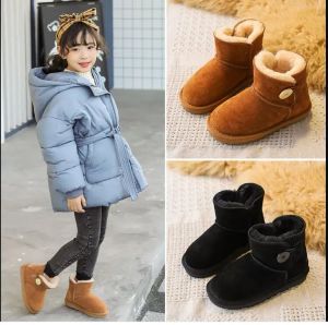 Stivali da neve firmati Stivali invernali Veri bambini australiani Ragazzo Ragazza Bambini Bambino caldo Studente giovanile Stivaletto UGGile Scarpe moda EUR25-34 NJ