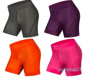 Coolmax acolchoado ciclismo shorts feminino à prova de choque shorts de bicicleta de estrada ciclismo collants rosa roxo cinza laranja