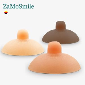 Breast Form 1 Pair Self-Suction Silicone Nipple Cover for Breast Form Cosplay Costume CD Cross-dressing Silicone Nipple Stickers 231101