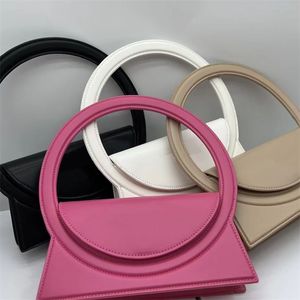Designer Ja Circle Bag Women Fashion Handbags Brand Shoulder Bag Girls 24cm Crossbody Bag Female Purses Popular 4 Colors Cross Body Bag