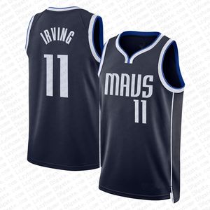 Men Youth Jerseys Basketball Luka Doncic Kyrie Irving Basketball Dirk Nowitzki City 77 11 Blue Kids Black Edition Green Jersey 2023 202 6452