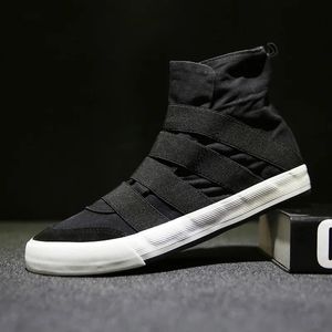 Kleid Schuhe 2023 High Top Männer Wohnungen Slip Auf Casual Männlichen Leinwand Plimsolls Espadrilles Mann Trainer Zapatillas Hombre 231101