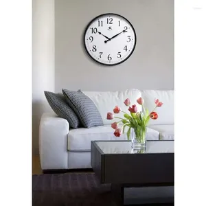 Väggklockor Black Office Transitional Analog Display Clock