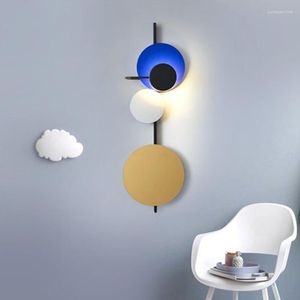 Vägglampa retro modern kristall kawaii rum dekor lampor deco ledde levande dekoration tillbehör gevir av sconce